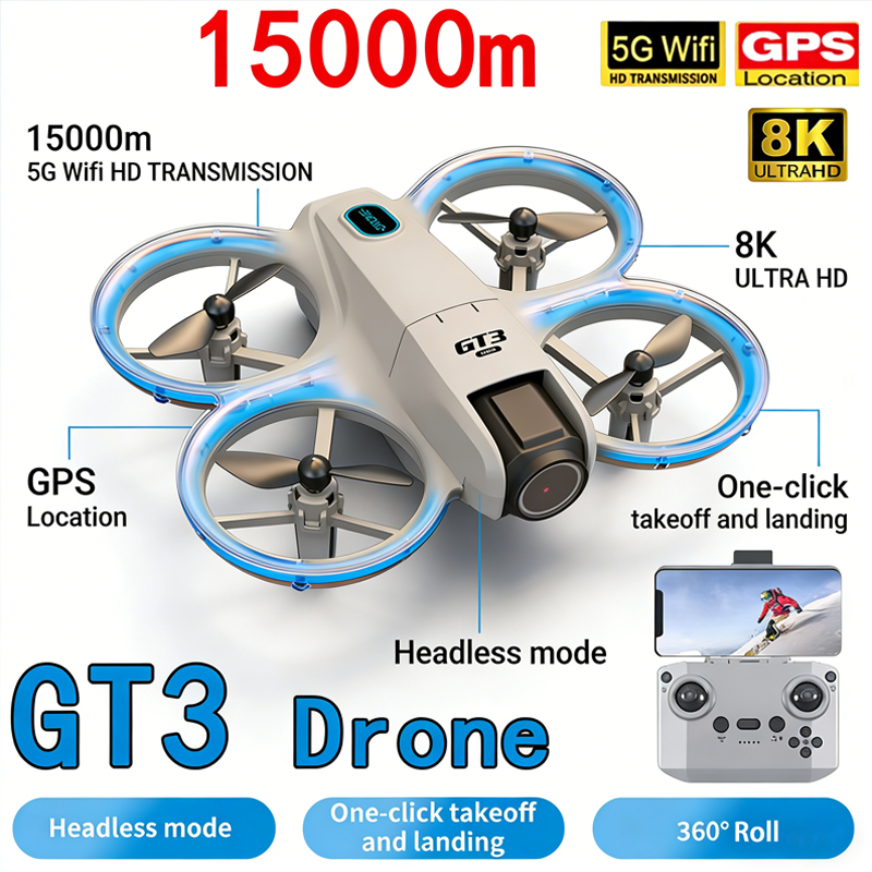 Drone Pro Rc Ufo - Nieuwe GT3 MAX Drone 8K HD