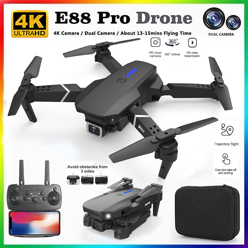 Drone E88Pro Rc 4K - 2026 NIEUWE E88 Professionele HD 4K