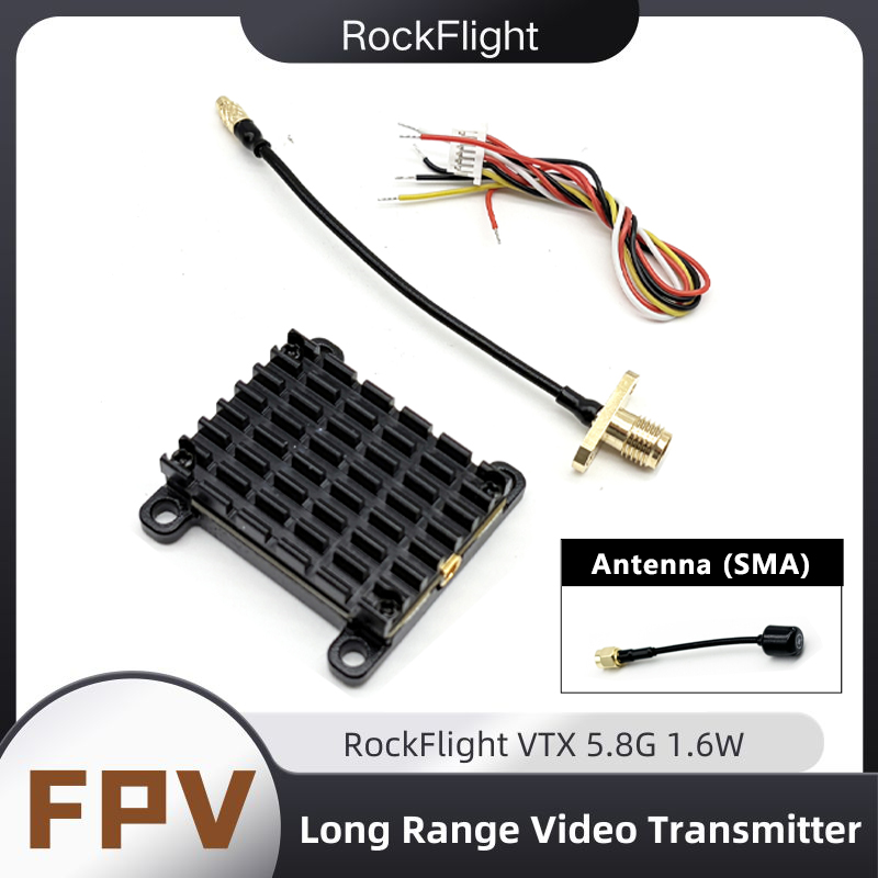 Drone Rc Receiver And Transmitter - RockFlight TX663 VTX 5.8G 48CH PitMode25mW/200mW/1000mW/1600mW