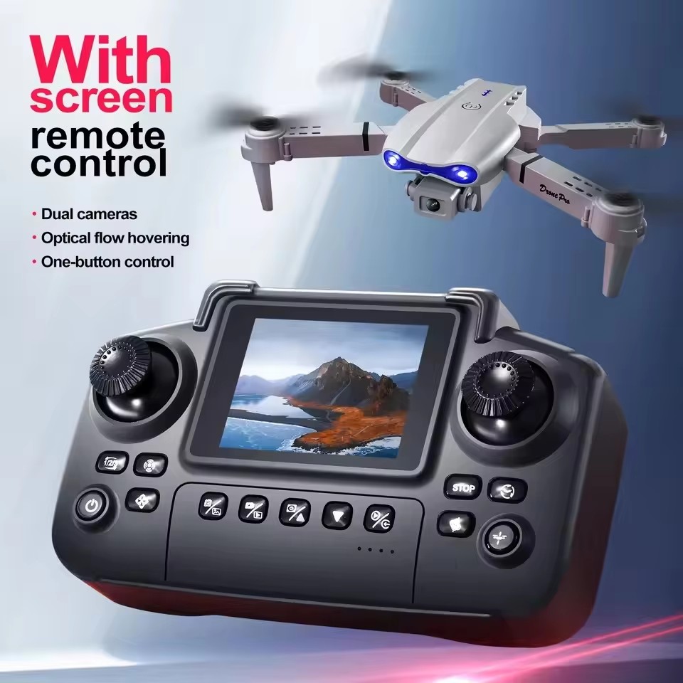 Drone E88Pro Rc 4K - 2026 Professionele Drone 4K Groothoek HD