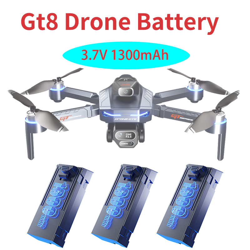 Drone Gt8 Rc - Originele 3.7V 1300mAh GT8 Drone Batterij