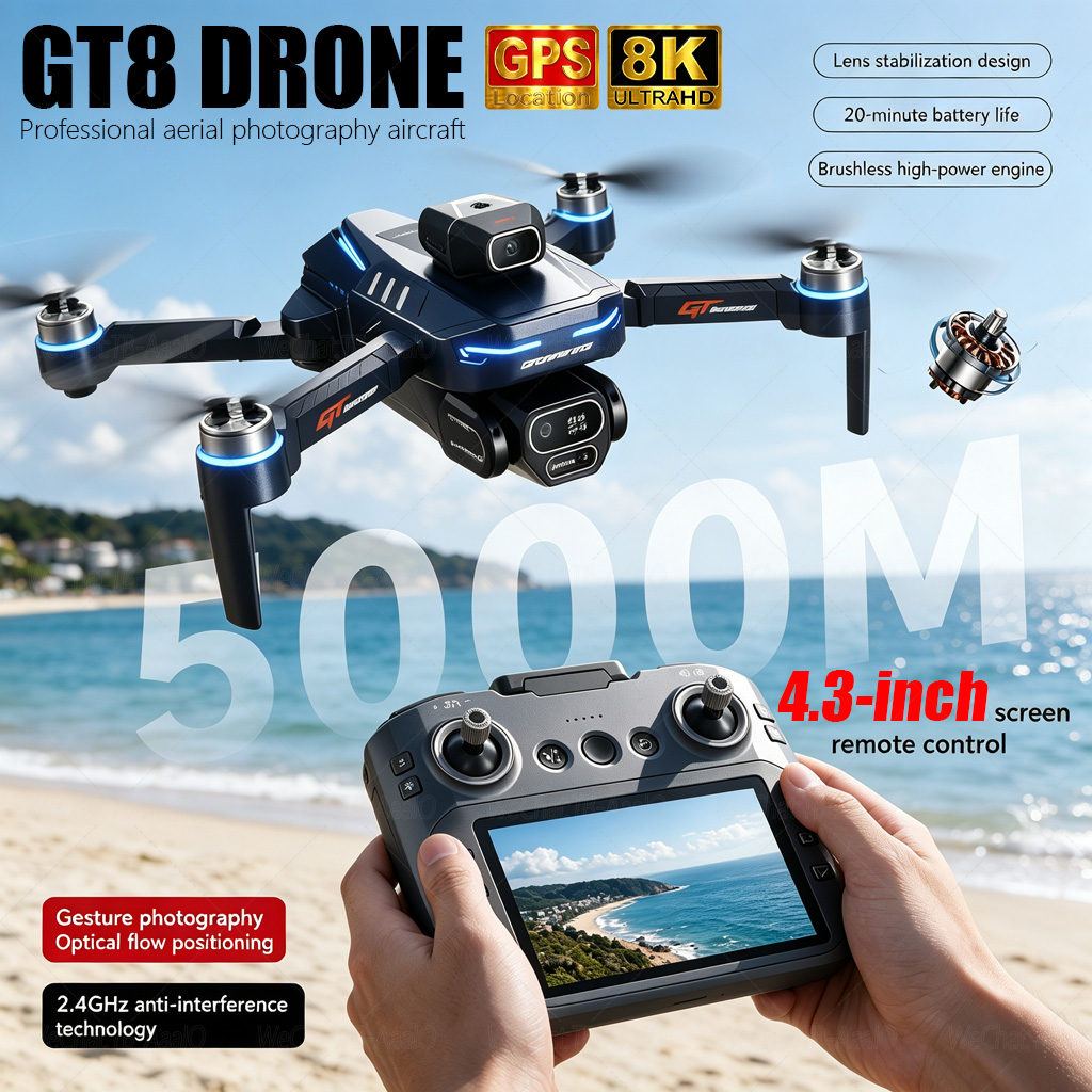 Drone E88Pro Rc 4K - NIEUWE GT8 HD RC Drone 4K