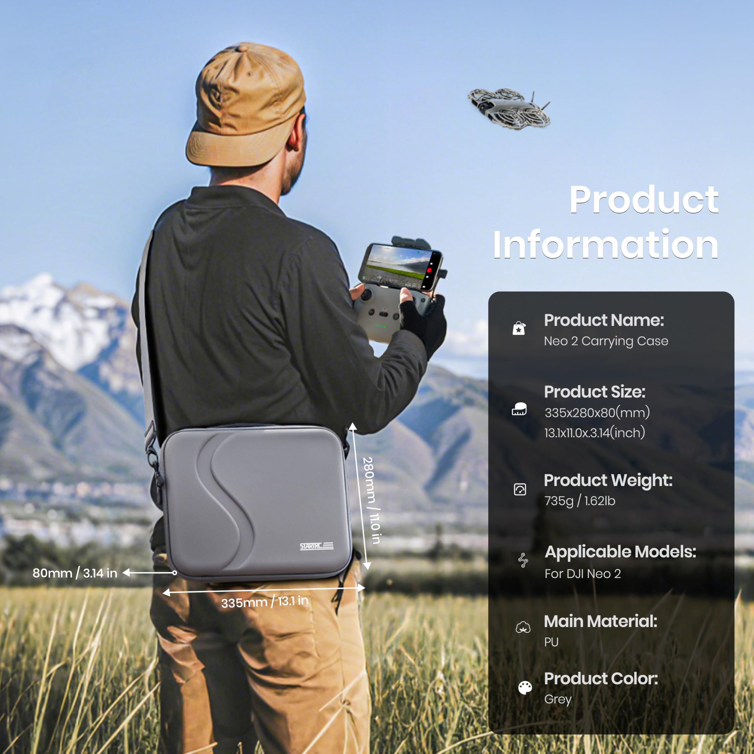 Drone Rc N3 - Draagtas voor DJI Neo 2 accessoires