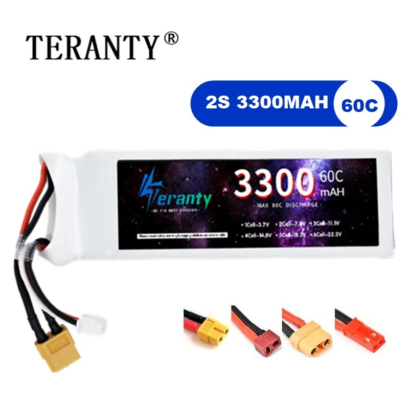 Drone Rc Boat - 2S 7.4V LiPo Batterij 3300mAh 60C