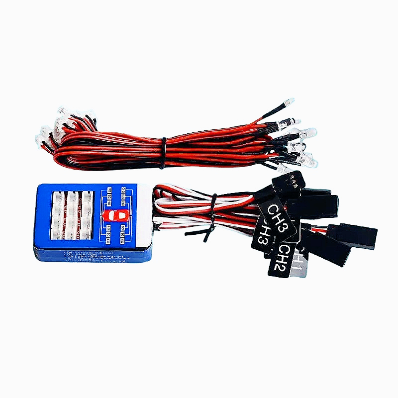 Drone Shahed Rc - Tamiya afstandsbediening modelauto 12 LED-lichtgroep Drieweg
