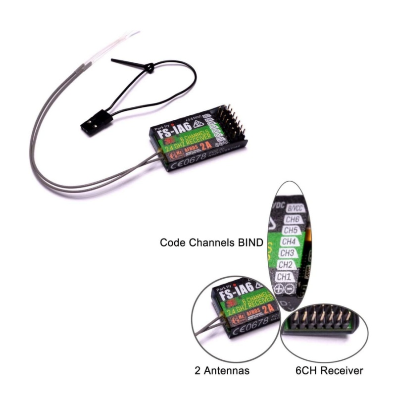 Flysky FS-IA6 Ontvanger 6CH Du - Drone Rc Battery recensie en prijs