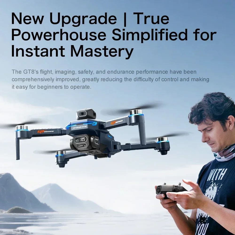 Drone 4K HD GT8 Camera Obstake - Drone E88Pro Rc 4K recensie en prijs