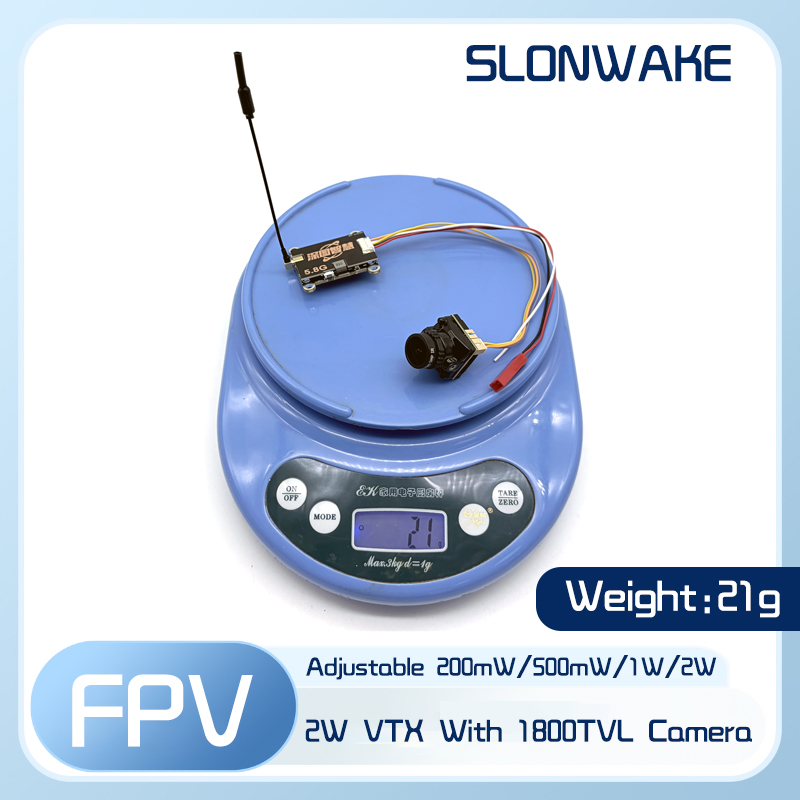 SLONWAKE 5.8G 56CH 2W zender V - Fpv Camera Cmos recensie en prijs