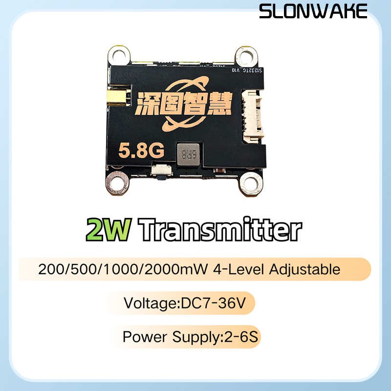 SLONWAKE 5.8G 56CH 2W zender V - Fpv Camera Cmos recensie en prijs
