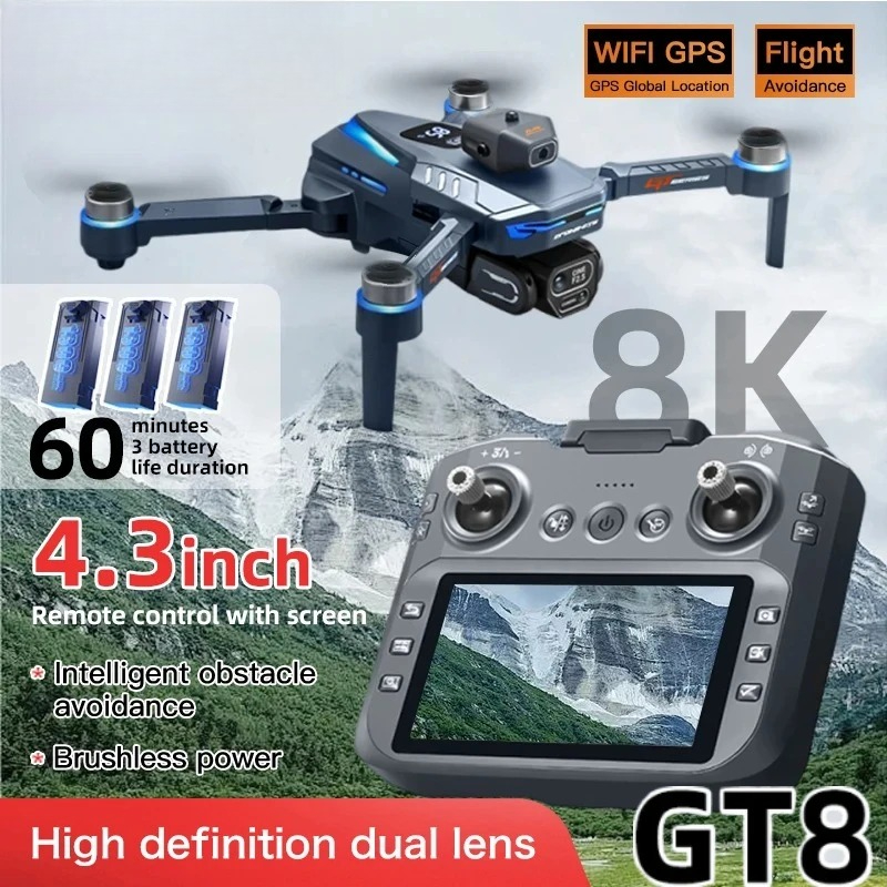 Originele GT8 Drone 8K Profess - Drone E88Pro Rc 4K recensie en prijs
