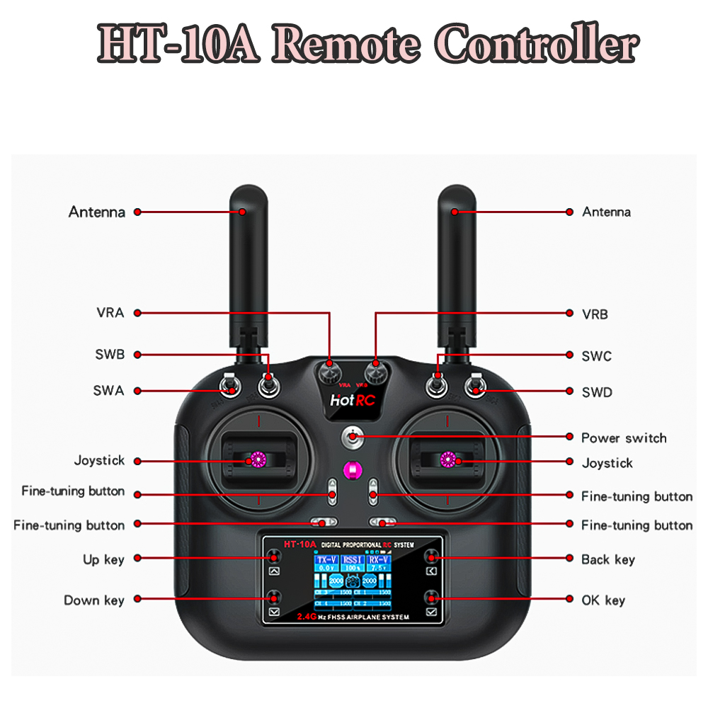 Hotrc Hot RC HT-10A HT10A 2.4G - Drone Rc Boat recensie en prijs