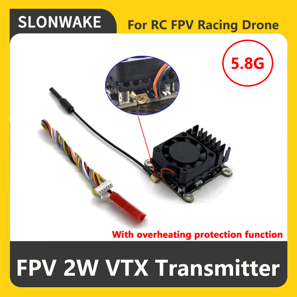 SLONWAKE 5.8G 2000mW FPV VTX Z - Drone Rc Receiver And Transmitter recensie en prijs