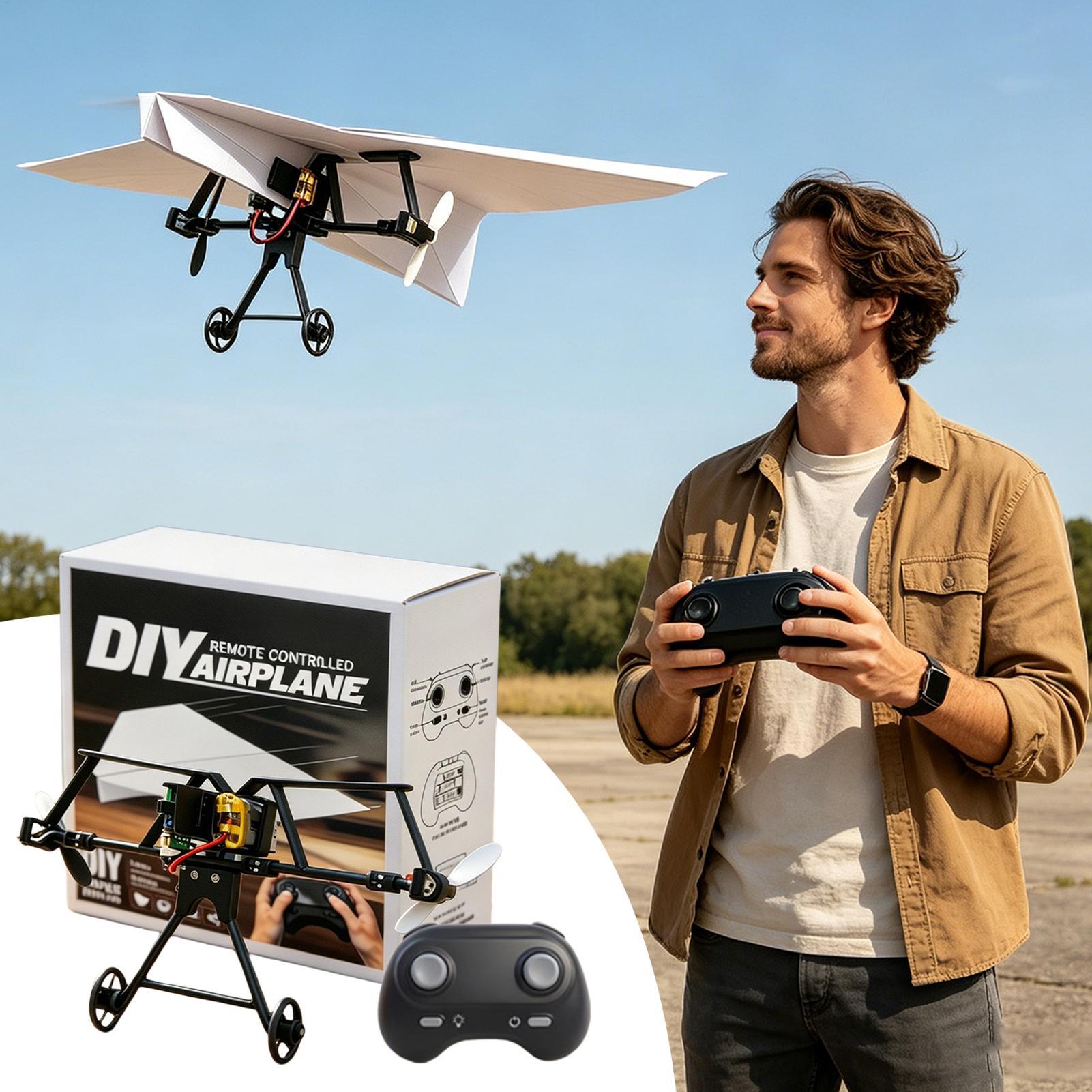 DIY RC Papieren Vliegtuig Kit  - Drone Rc Aircraft recensie en prijs