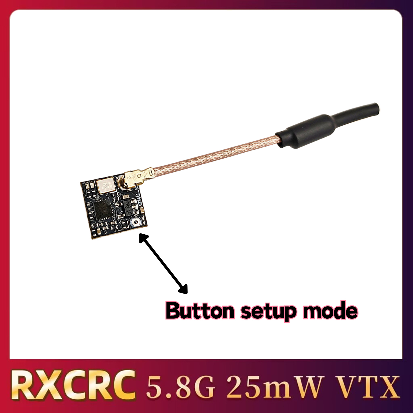 RXCRC 5.8GHz 48CH FPV 25mW ana - Drone Rc Receiver And Transmitter recensie en prijs