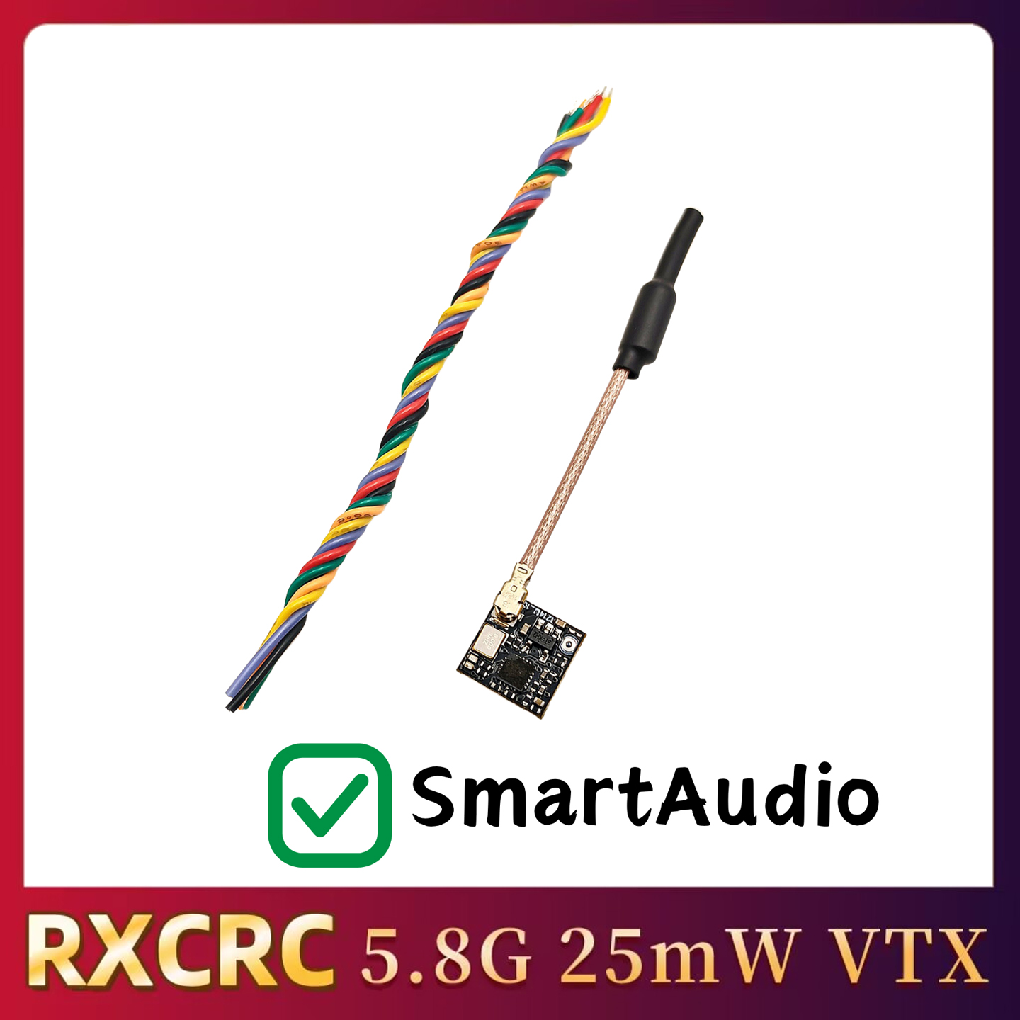 RXCRC 5.8GHz 48CH FPV 25mW ana - Drone Rc Receiver And Transmitter recensie en prijs
