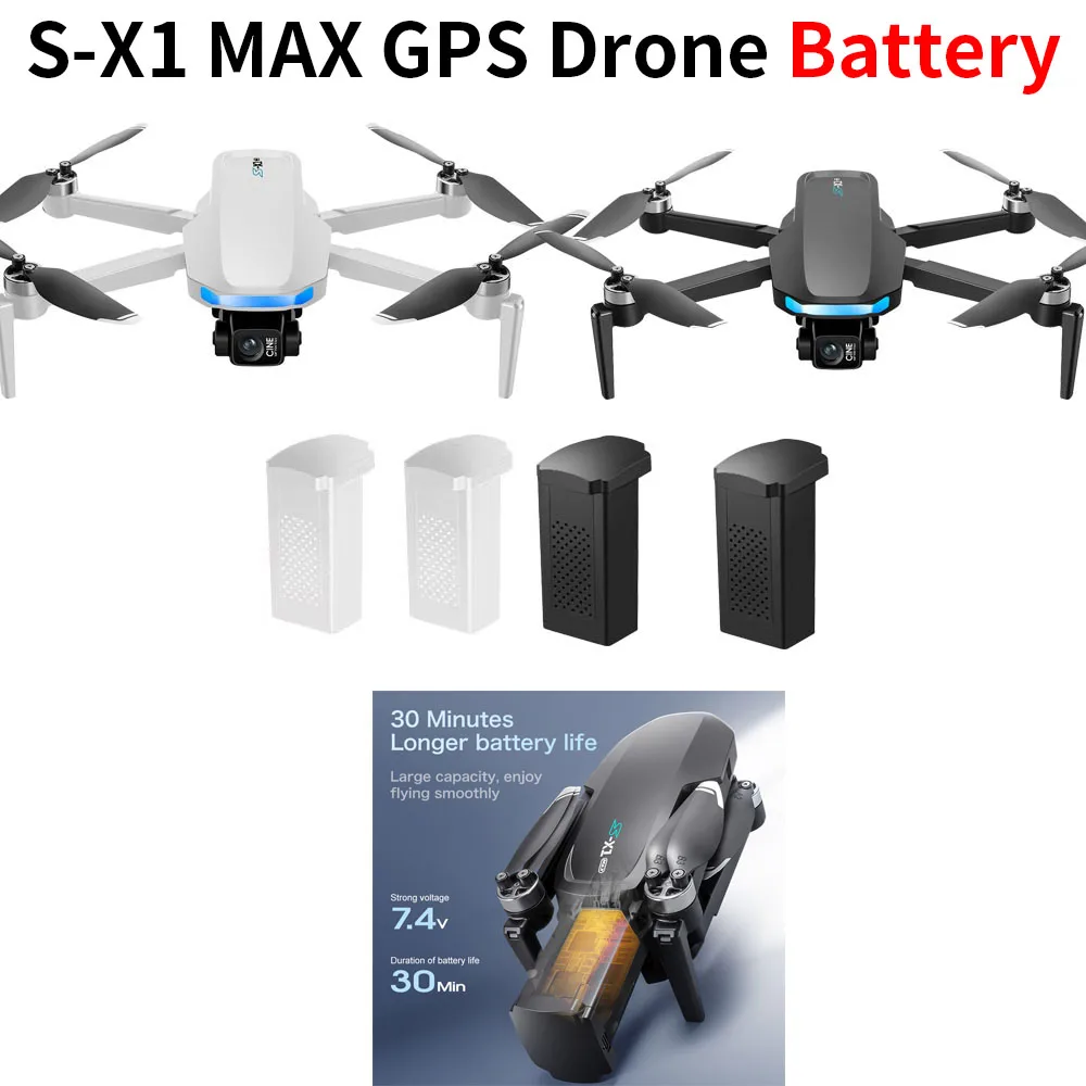S-X1 MAX GPS Drone Batterij 7. - Lyzrc Drone recensie en prijs