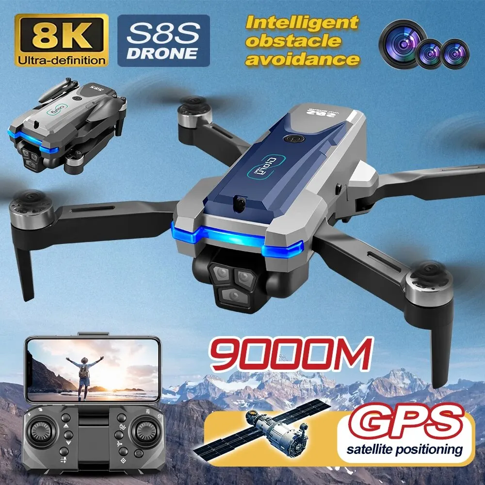 S 8S Gps Drone 5G Wifi 8K Hd D - Drone Rc Foldable recensie en prijs